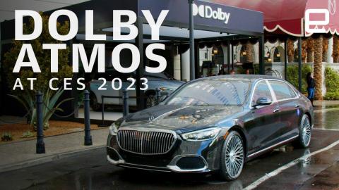 We listened to Dolby Atmos inside a Mercedes at CES 2023