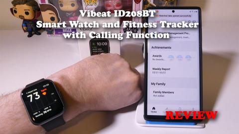 Vibeat ID208BT Smart Watch and Fitness Tracker with Calling Function REVIEW