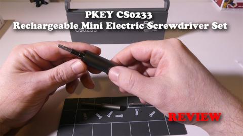 PKEY CS0233 Rechargeable Mini Electric Screwdriver Set REVIEW