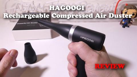 HAGOOGI Rechargeable Compressed Air Duster - No more Canned Air!
