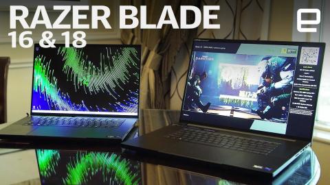 Razer Blade 16 and Blade 18 hands-on at CES 2023