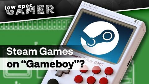 A GameBoy running... Steam? | Piboy DMG - Raspberry Pi 4