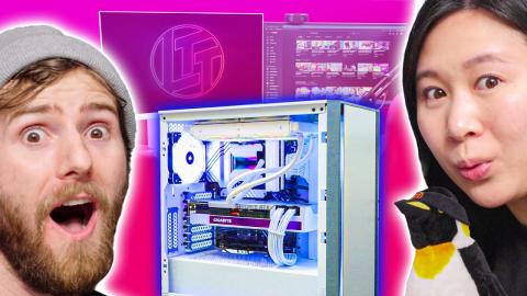 Linus goes into a real girl's bedroom - Intel Extreme Tech Upgrade