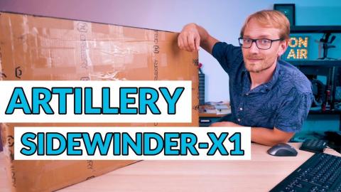 Artillery Sidewinder-X1 live unboxing: Finally a mature CR-10 competitor?