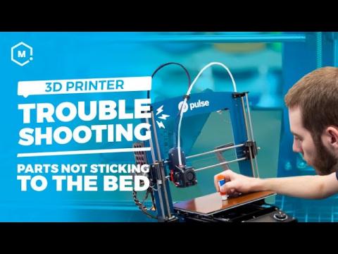 3D Printer Troubleshooing Guide: Parts Not Sticking to the Bed