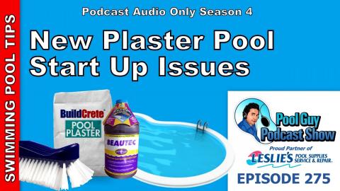 New Plaster Swimming Pool Start Up Issues