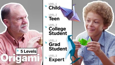 Physicist Explains Origami in 5 Levels of Difficulty | WIRED