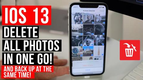 How to delete all your photos in one go on your iPhone!