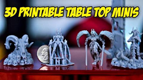 Hell Hath No Fury | 3D Printable Table Top Minis | Zortrax Inkspire