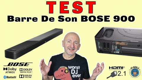 TEST : Barre De Son BOSE 900 Dolby Atmos (Avec COMPARATIF, Vidéo Chapitrée)