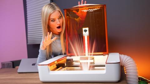 The coolest new piece of tech! Glowforge Aura Craft Laser!
