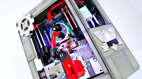 CRAZY MODIFIED CUSTOM WATER COOLED PC - Gaming PC Build Time Lapse