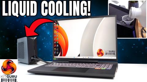 The LIQUID COOLED laptop: PCSpecialist Recoil 17 R LC