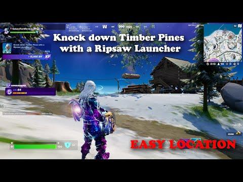 Knock down Timber Pines with a Ripsaw Launcher - EASY LOCATION
