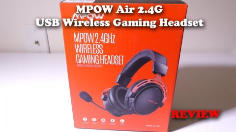 MPOW Air 2 4G Wireless Gaming Headset Review and Microphone Test