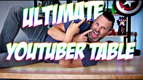 The Ultimate Youtuber Table! Gladiator Adjustable 72" Workbench