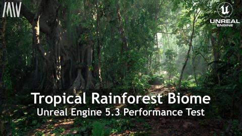 Unreal Engine 5.3 - MAWI - Ultra Realistic Realtime Rainforest #unrealengine #UE5 #gamedev