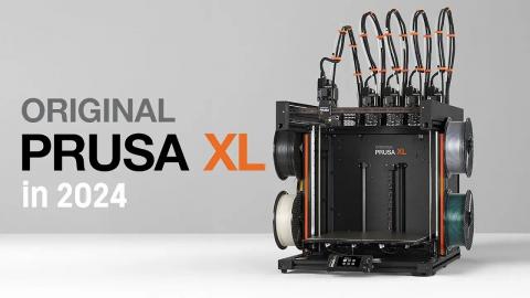 Original Prusa XL in 2024 - Unmatched Multi-Material Printing, Extremely Fast, Little to No Waste