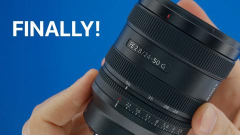 Finally a Faster G Zoom Lens - Sony 24-50MM f2.8 G