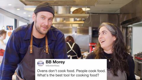 Bon Appétit's Brad & Claire Answer Cooking Questions From Twitter | Tech Support | WIRED