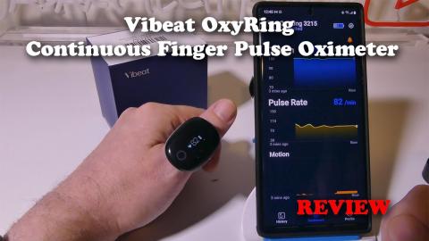 ViBeat OxyRing Continuous Finger Pulse Oximeter REVIEW
