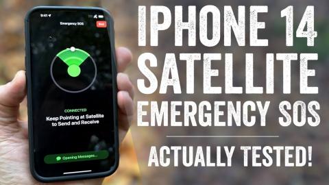 iPhone 14 Satellite SOS Tested & Review: How it actually works!