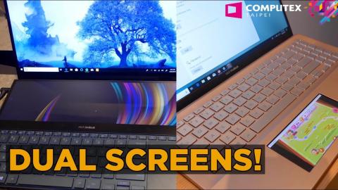 Computex 2019: ASUS ZENBOOK PRO DUO - TWO screens!