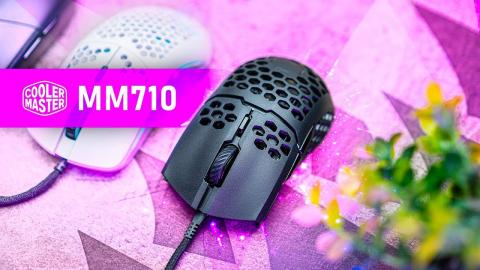 Is It TOO LIGHT?  Cooler Master MM710 Gaming Mouse Review
