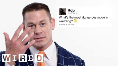 John Cena Answers Wrestling Questions From Twitter | Tech Support | WIRED