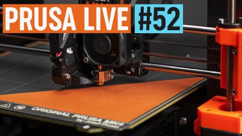 PRUSA LIVE #52 - Load cell first layer calibration and firmware development with developer Alan