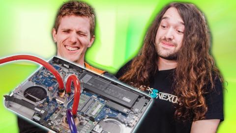 Sub-Zero Laptop Cooling?! - Feat. Gamers Nexus