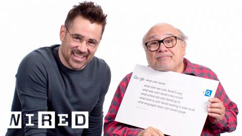 Colin Farrell & Danny DeVito Answer the Web's Most Searched Questions | WIRED