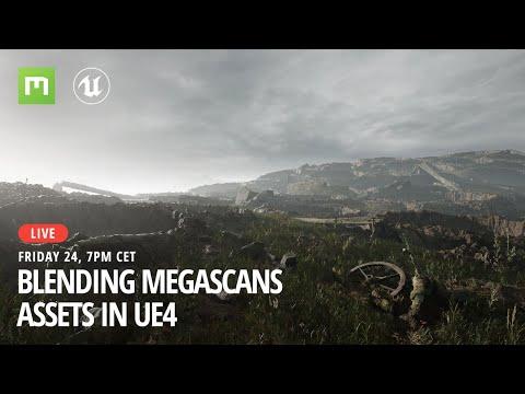 Blending Megascans Assets in UE4