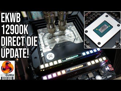 12900K Delid and Direct Die Cooling / EKWB UPDATE! (Part 1.5)