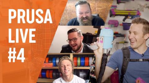 PRUSA LIVE #4 - 3D printed Nerf blasters with OutOfDarts!