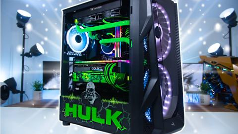 Ultimate HULK Custom Water Cooled Gaming PC Build - Charity RTX 3070