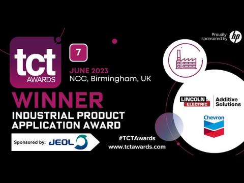 2023 TCT Industrial Product Application Award