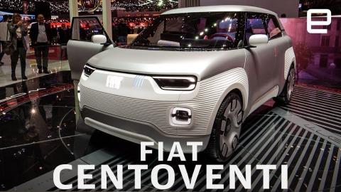 Fiat Centoventi First Look: A Customizable Compact EV at the Geneva Motor Show 2019
