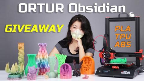 Ortur Obsidian Review+ GIVEAWAY: It Can Print Face Masks!