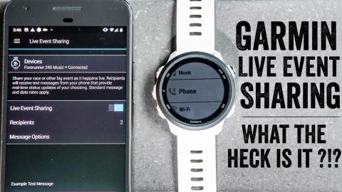 Garmin's New Live Event Sharing: An Explainer // How-to Guide & Test