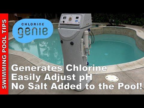 Chlorine Genie- the Safe and Easy Way to Generate Chlorine for Your Pool and Adjust Water pH!