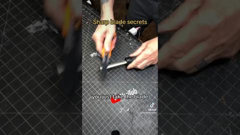 Sharp blade secret! #foam #cosplay #foambuild