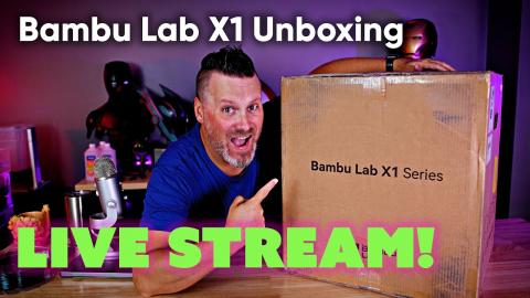 Bambu Lab X1 Carbon Unboxing - Kickstarter Purchase!