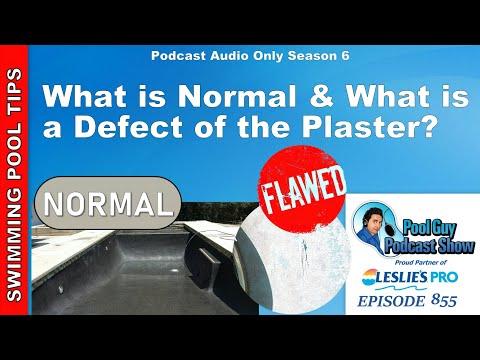 What is Normal and What is a Defect in the Pool Surface?