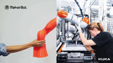 MakerBot 3D Printing and KUKA Robotics