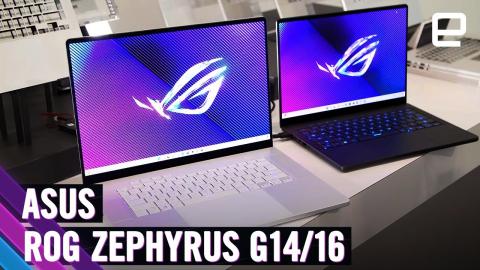 Asus ROG Zephyrus G14 and 16 hands-on at CES 2024