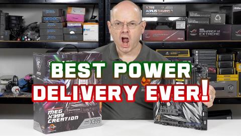 MSI MEG X399 Creation - GREATEST POWER Delivery EVER! 32 CORE Threadripper 2