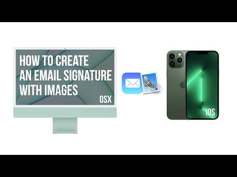 How to Create Email Signatures with Images OSX and IOS