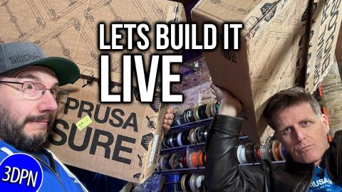 Prusa Enclosure Build LIVE WITH REPKORD!