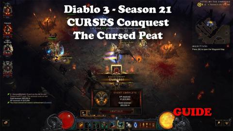 Diablo 3 - Season 21 - CURSES Conquest - The Cursed Peat GUIDE